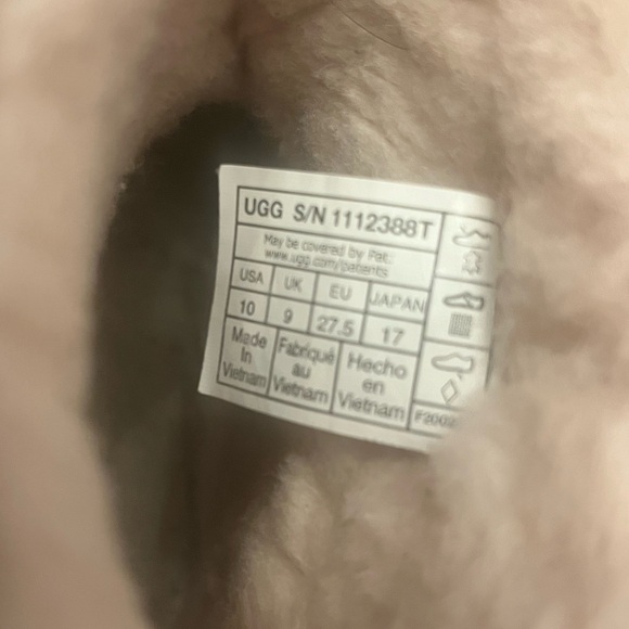 UGG Classic II Chestnut Glitter Leopard Boots w/ Box (10c) - Picture 7 of 8